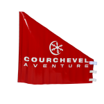Racing banner red Courchevel