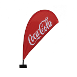 Microfoil banner Coca-Cola