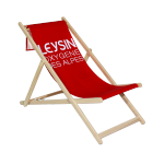 Wooden deck chair Leysin Profile