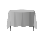 Technical drawing round Tablecloth