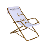 Steel deckchair Moet profile