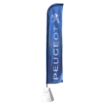 Windfoil 3 banner Peugeot Blue