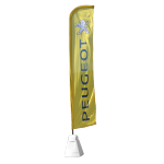 Windfoil 3 banner Peugeot Yellow