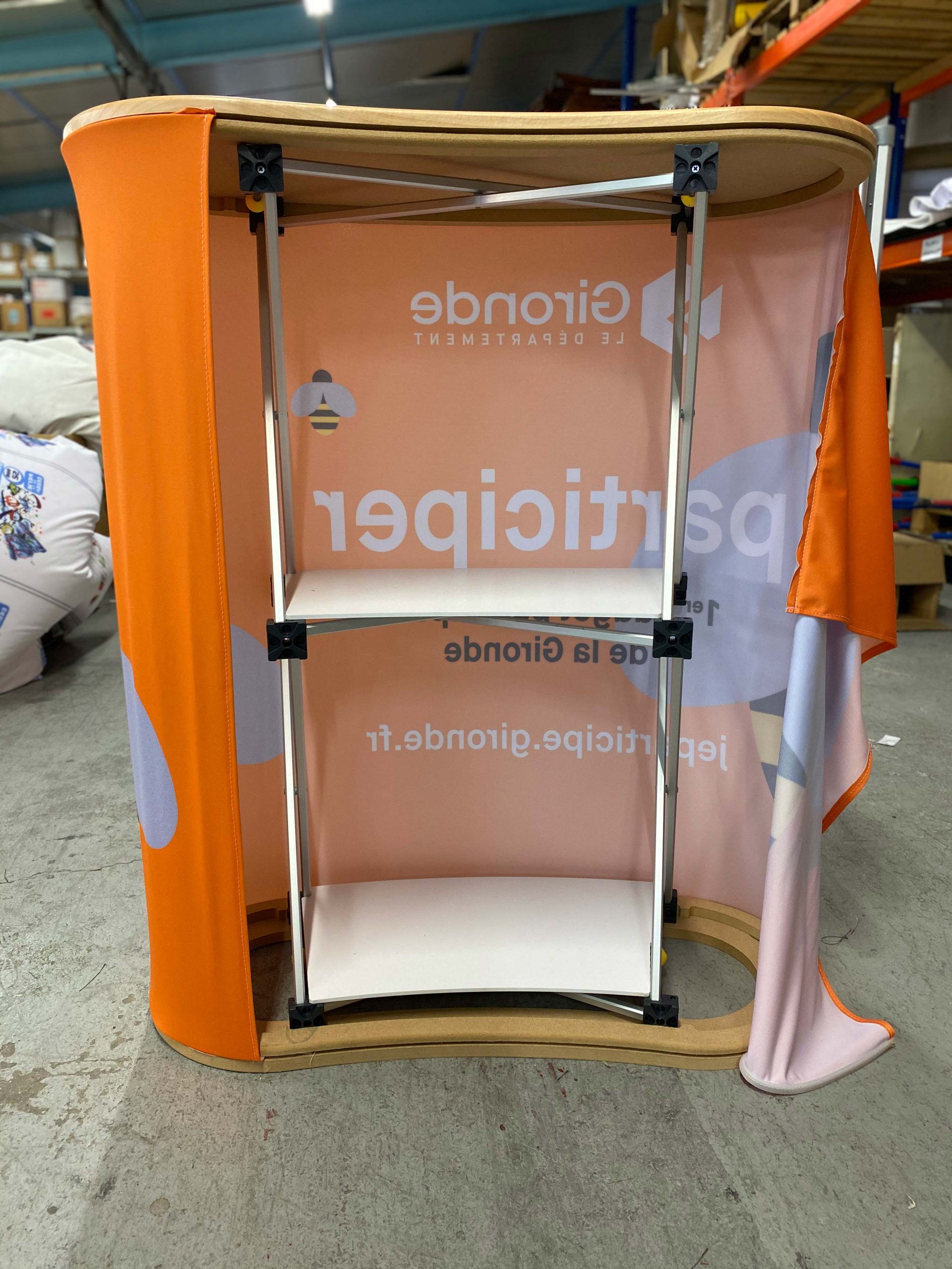 Comptoir pliable