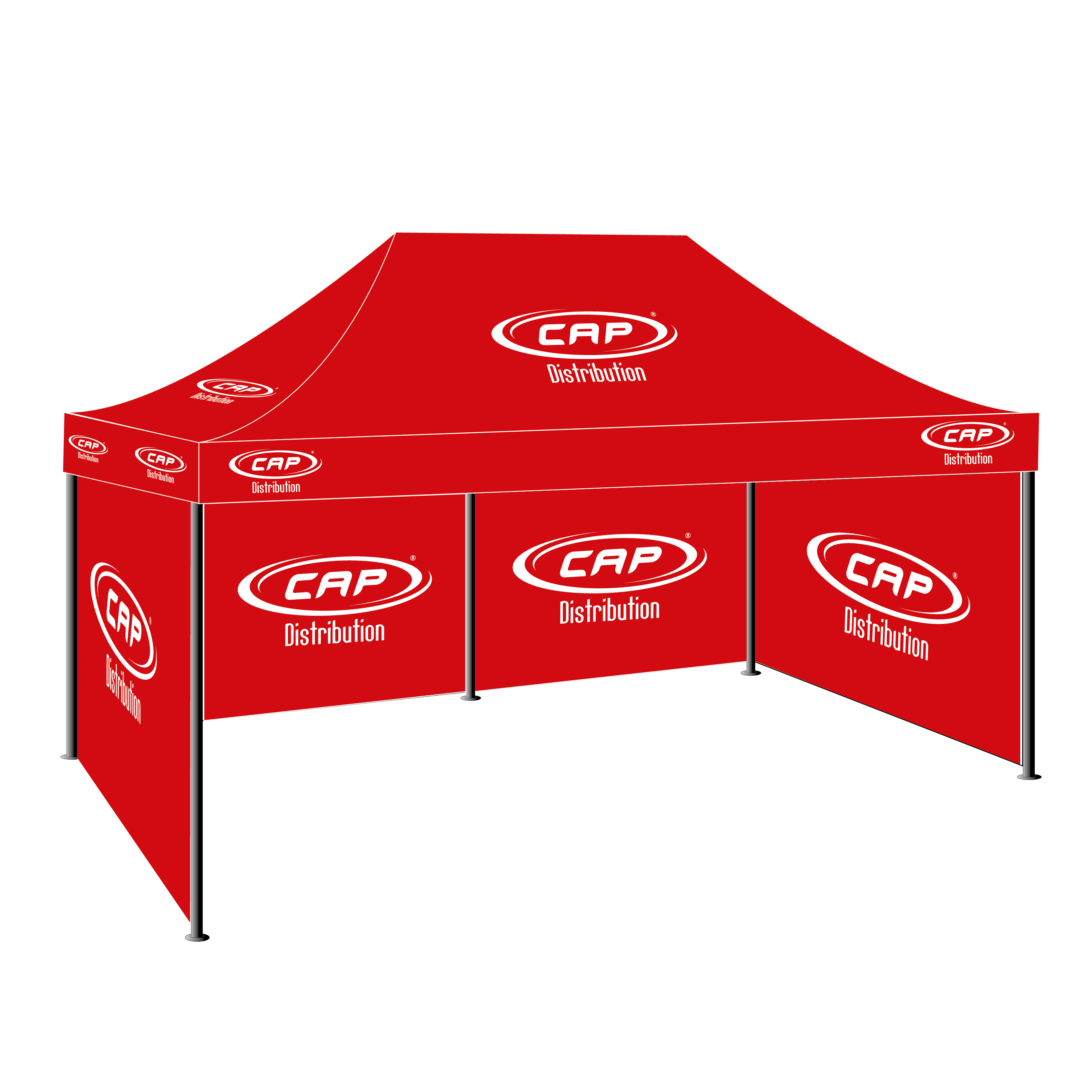 Tente pliante rectangulaire