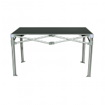 Structure table pliable rectangulaire